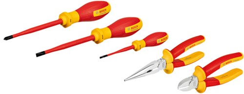 Bosch Blauw vde handgereedschapset assorti | 5-delig | professional - 1600a02ng2