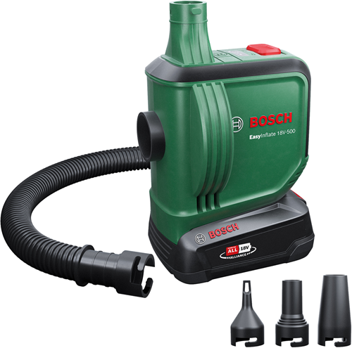 Bosch Groen Bosch easyinflate 18v-500 bt accu luchtpomp | zonder accu en lader - 0603947200