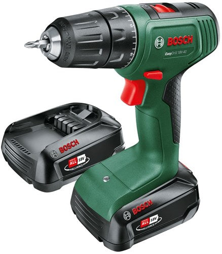 Bosch Groen easydrill 18v-40 | accuschroefboormachine 18v (2x 2.0ah accu + lader) - 06039d8005