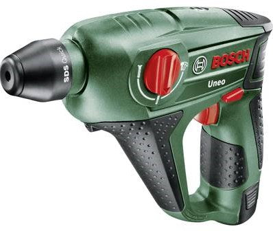 Bosch Groen uneo 12v li-ion accu boorhamer set in koffer met 1 x 2,5ah accu - 060398400d