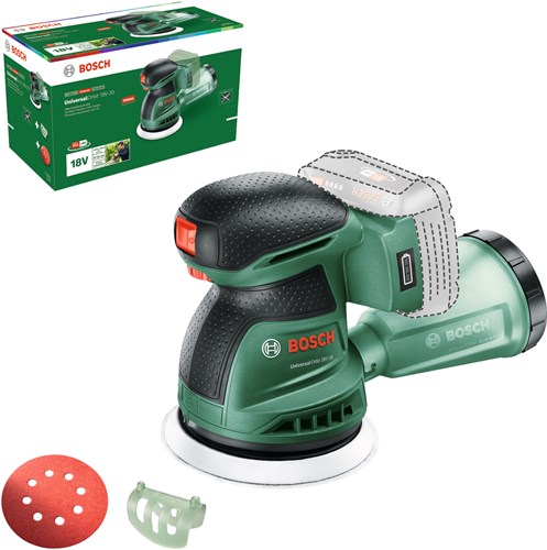 Bosch Groen universalorbit 18v-20 accu-excenterschuurmachine | exclusief accu's en lader - 06033e4100