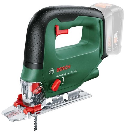 Bosch Groen universalsaw 18v-100 accu decoupeerzaag | 18v | excl. accu en lader - 0603011100
