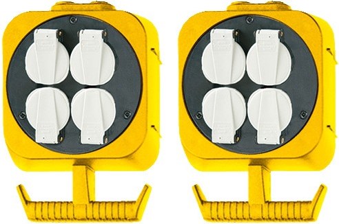 Brennenstuhl hangende stroomverdeler 2x4 230v 16a | 1151760 - 1151760