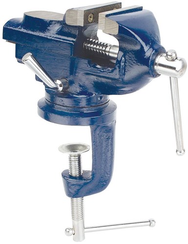 Brüder Mannesmann bankschroef draaibaar 50 mm (hobby) - 713