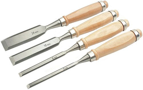 Brüder Mannesmann beitelset 4 dlg (hobby) - 609