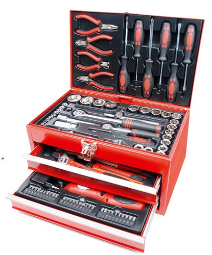Brüder Mannesmann gereedschapbox 155 dlg - 29066