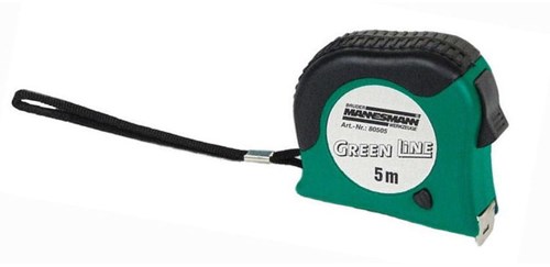 Brüder Mannesmann rolbandmaat 5 meter met stop (hobby) - 80505