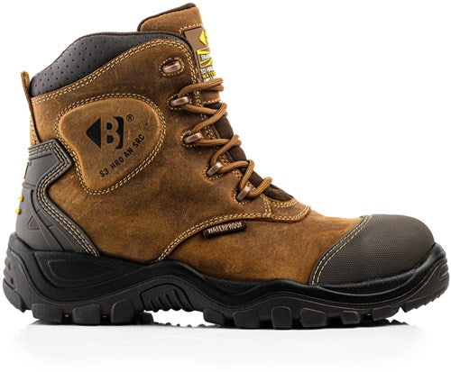 Buckbootz werkschoen buckshot bsh012 s3 hoog | bruin | maat 47 - 00.176.116.47