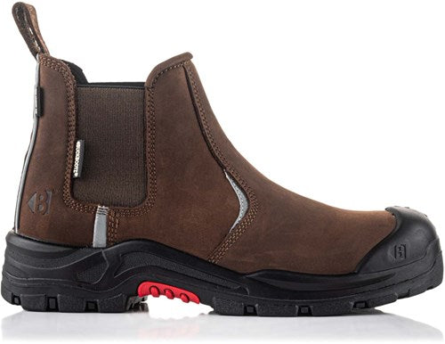 Buckbootz werkschoen nubuckz instapper nkz101brn s3s 2.0 | bruin | maat 40 - 5055138022856
