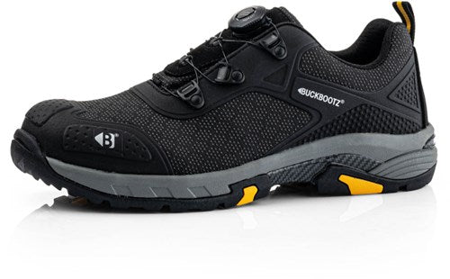 Buckbootz werkschoen tradez wheelz laag s1ps boa | zwart | maat 43 - 5055138027059