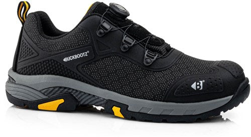 Buckbootz werkschoen tradez wheelz laag s1ps boa | zwart | maat 47 - 5055138027097