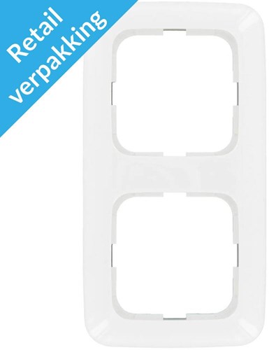 Busch Jaeger wit 2 voudig afdekraam - 4695610