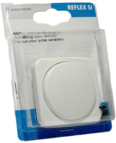 Busch Jaeger wit afdekplaat + knop dimmer - 4695550