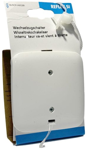 Busch Jaeger wit inbouw trekschakelaar - 4695526