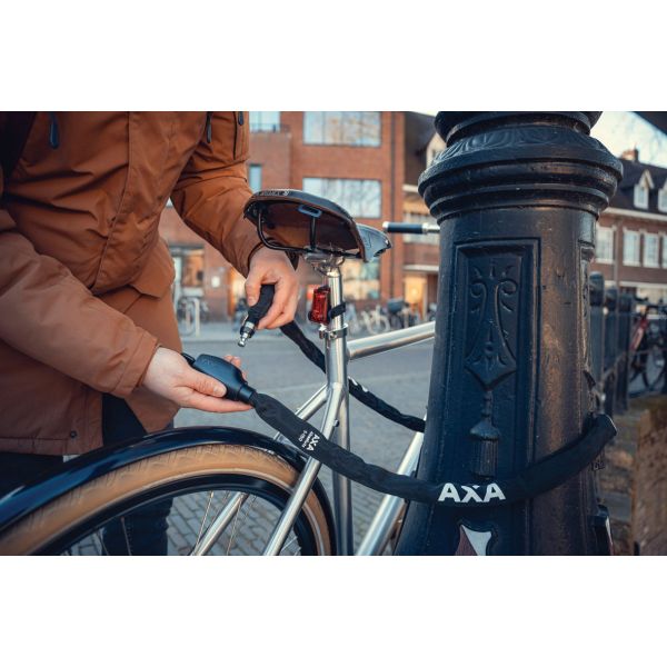 Axa Slot ketting absolute 5-150 zwart safety index 7