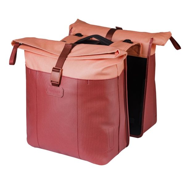 Basil B.V. Tas basil vive dubbel bordeaux roze | mik | 35l