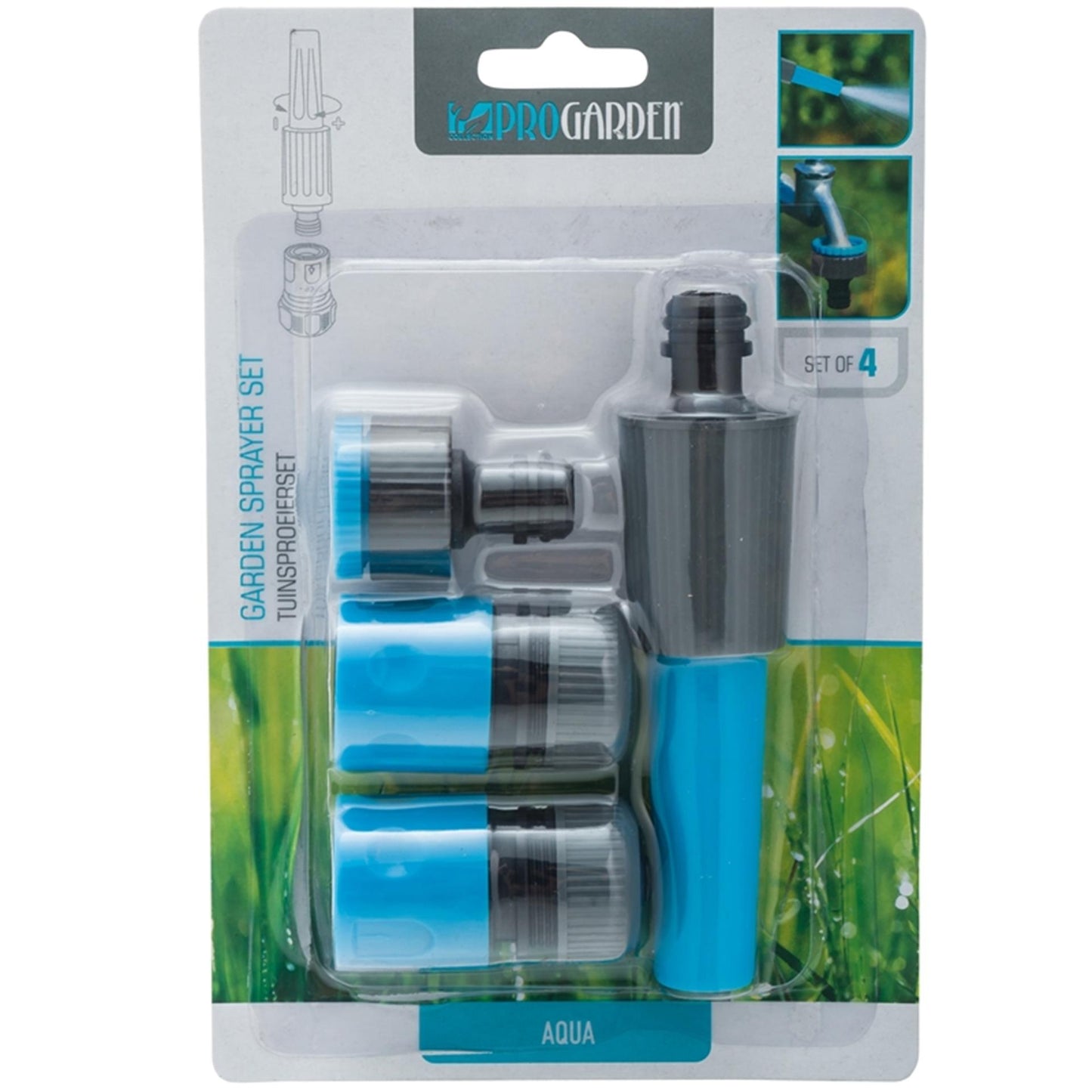 Pro Garden Tuinsproeierset 4 delig