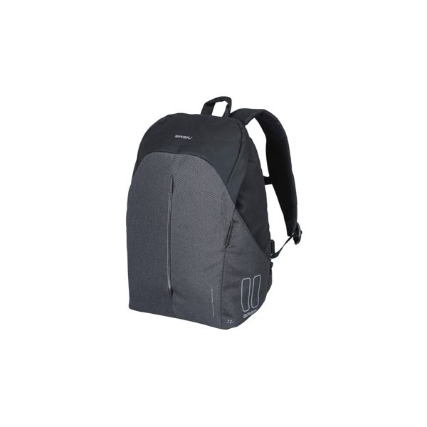 Basil B-Safe Commuter Nordlicht - compacte fietsrugzak voor elektrische fiets - 13L - zwart