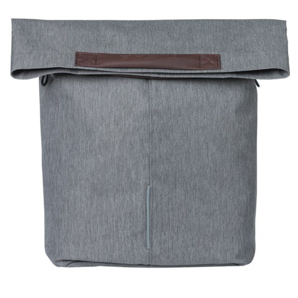 BASIL Tas city shopper grijs | mik hooks | 16l