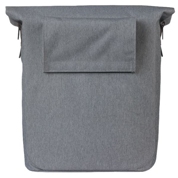 BASIL Tas city shopper grijs | mik hooks | 16l