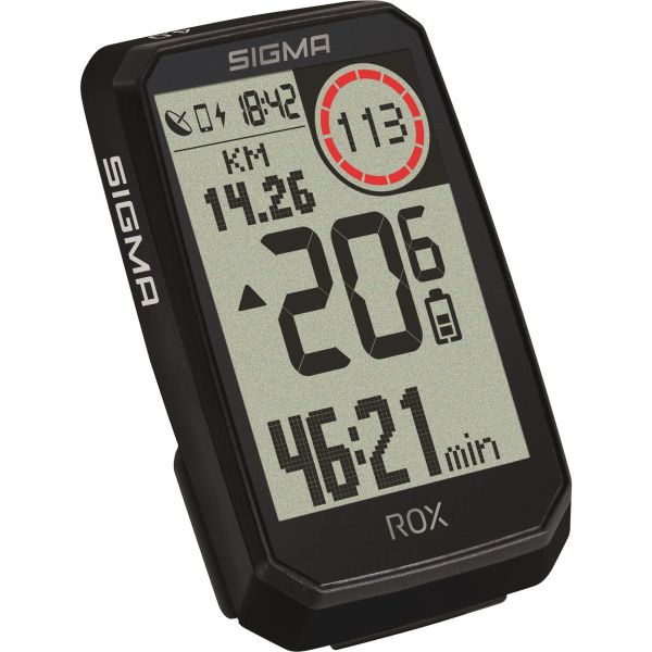 SIGMA fietscomputer rox 4.0 endurance zwart