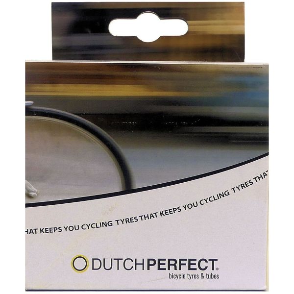 Dutchperfect Binnenband dutch perfect fatbike 20 x 4.00 40-540 mm av gebogen 45° - zwart