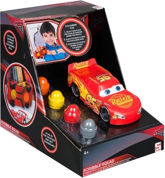 Otto Simon Cars scribble squad kleurset met auto en papier rol