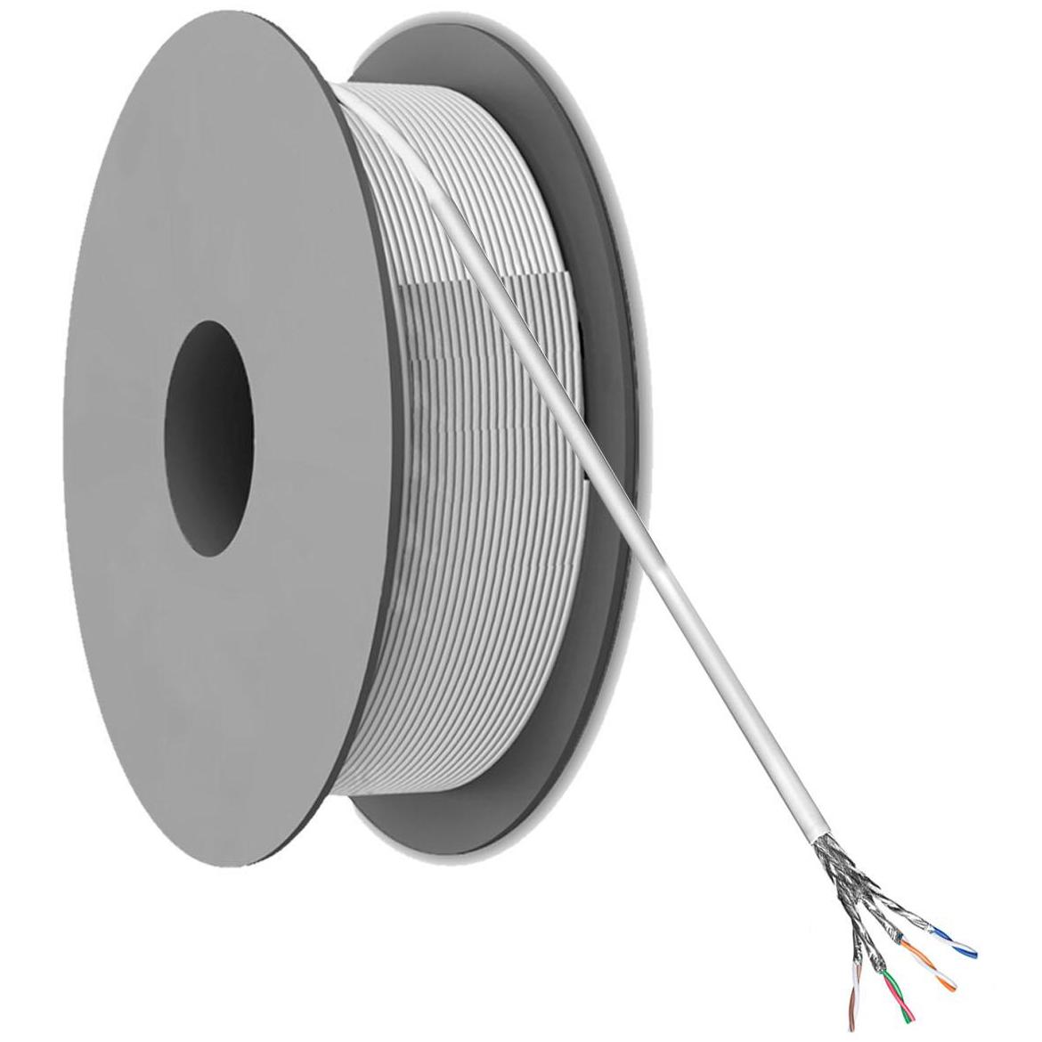 S FTP netwerkkabel Cat 6a per rol