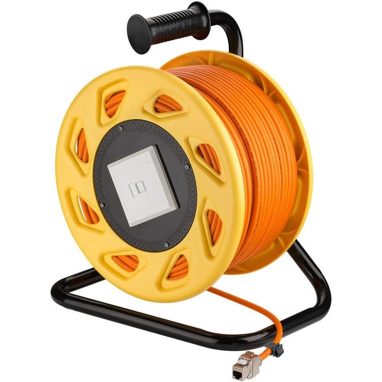 Abi Cat 7a s ftp netwerkkabel op haspel