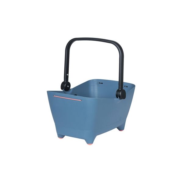 Basil Buddy KF - hondenfietsmand - voorop - faded denim