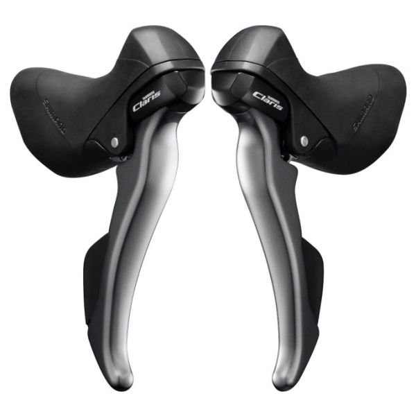 SHIMANO Versteller- remhendelset 2 x 8 speed claris st-r2000 - grijs zwart