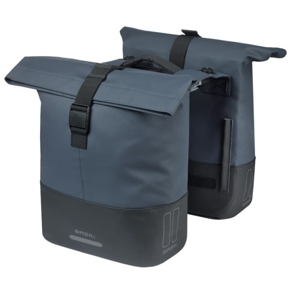 Basil B.V. Tas basil cove dubbel blauw zwart | mik | 32l