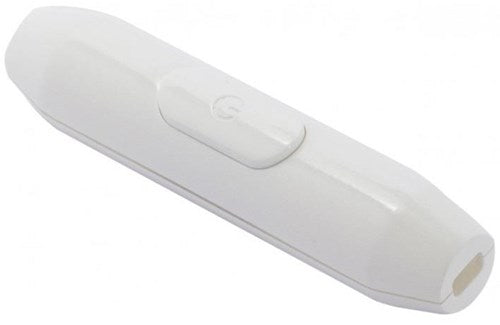 Enzo Chacon snoerschakelaar rond design wit 2a - 7401100