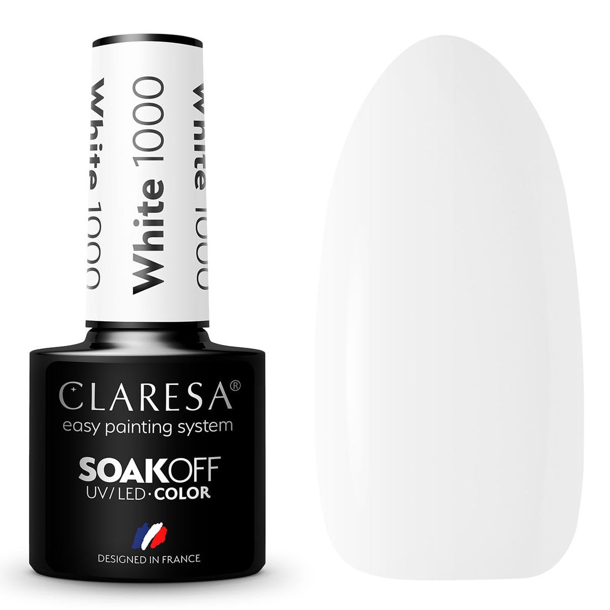 Claresa uv led gellak 5ml white 1000