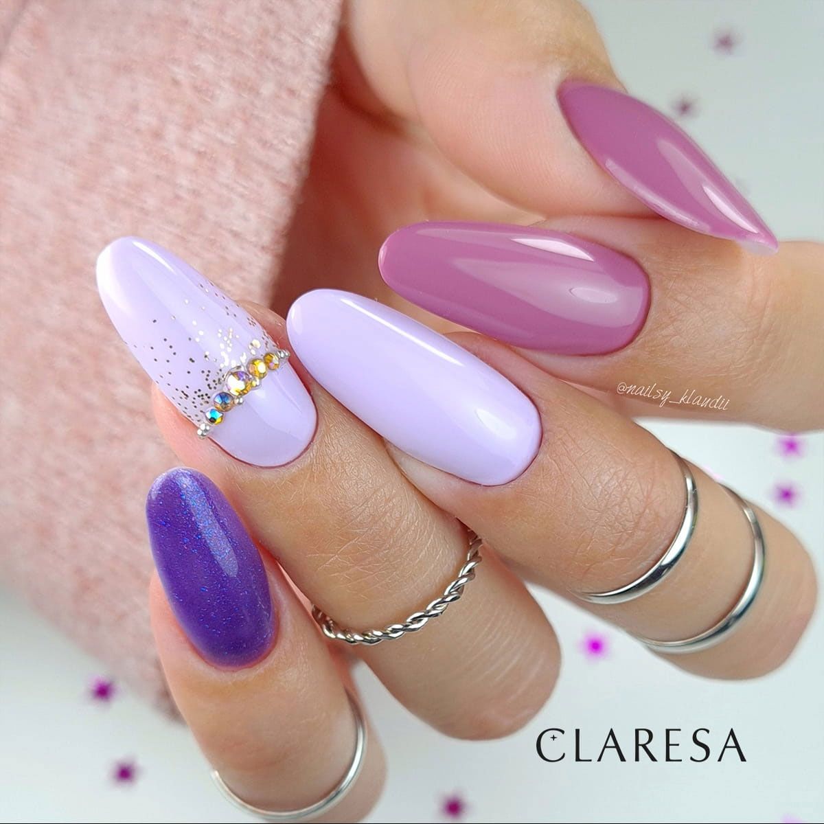 Claresa uv led gellak 5ml purple 613 savanna vibes