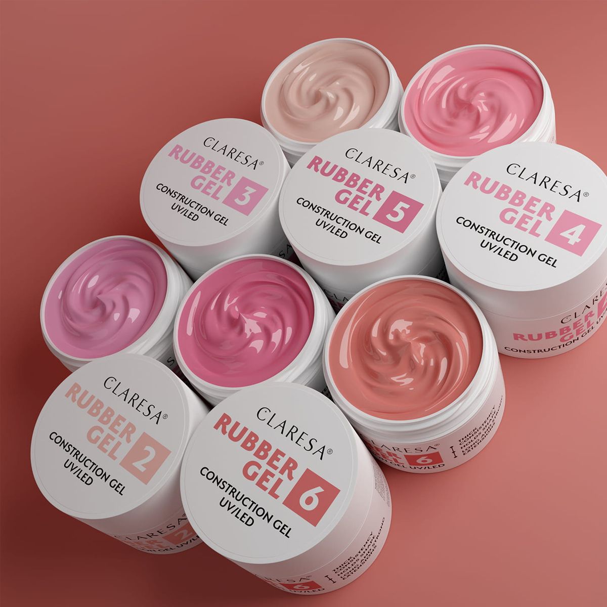 Claresa rubber gel 2 soft pink 12gr.