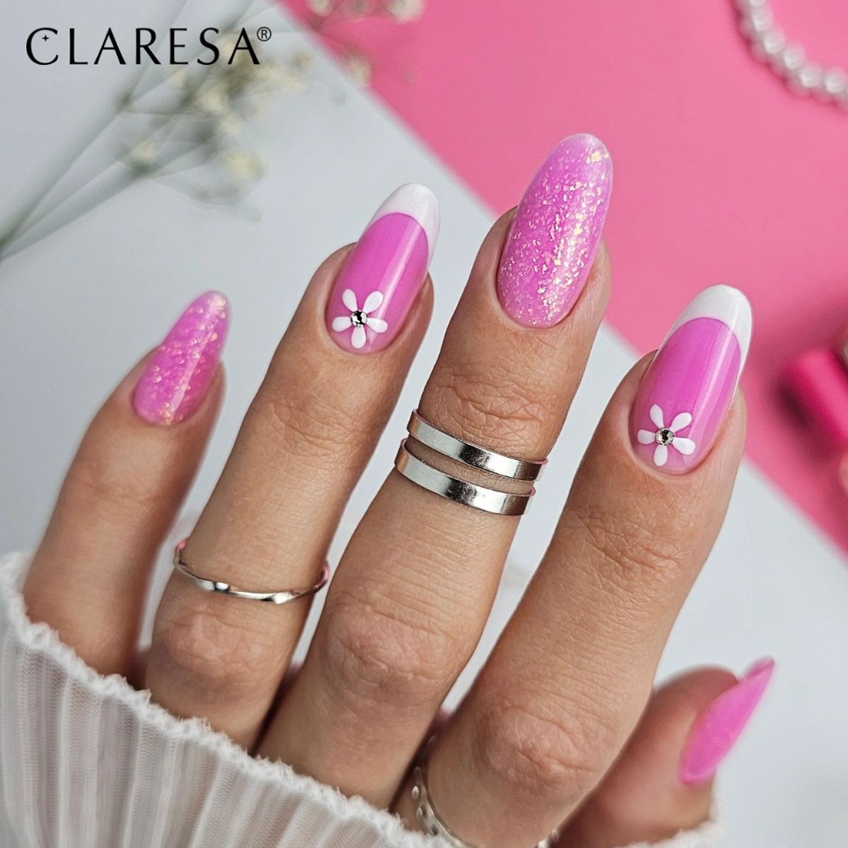 Claresa brush easy gel pink 5ml