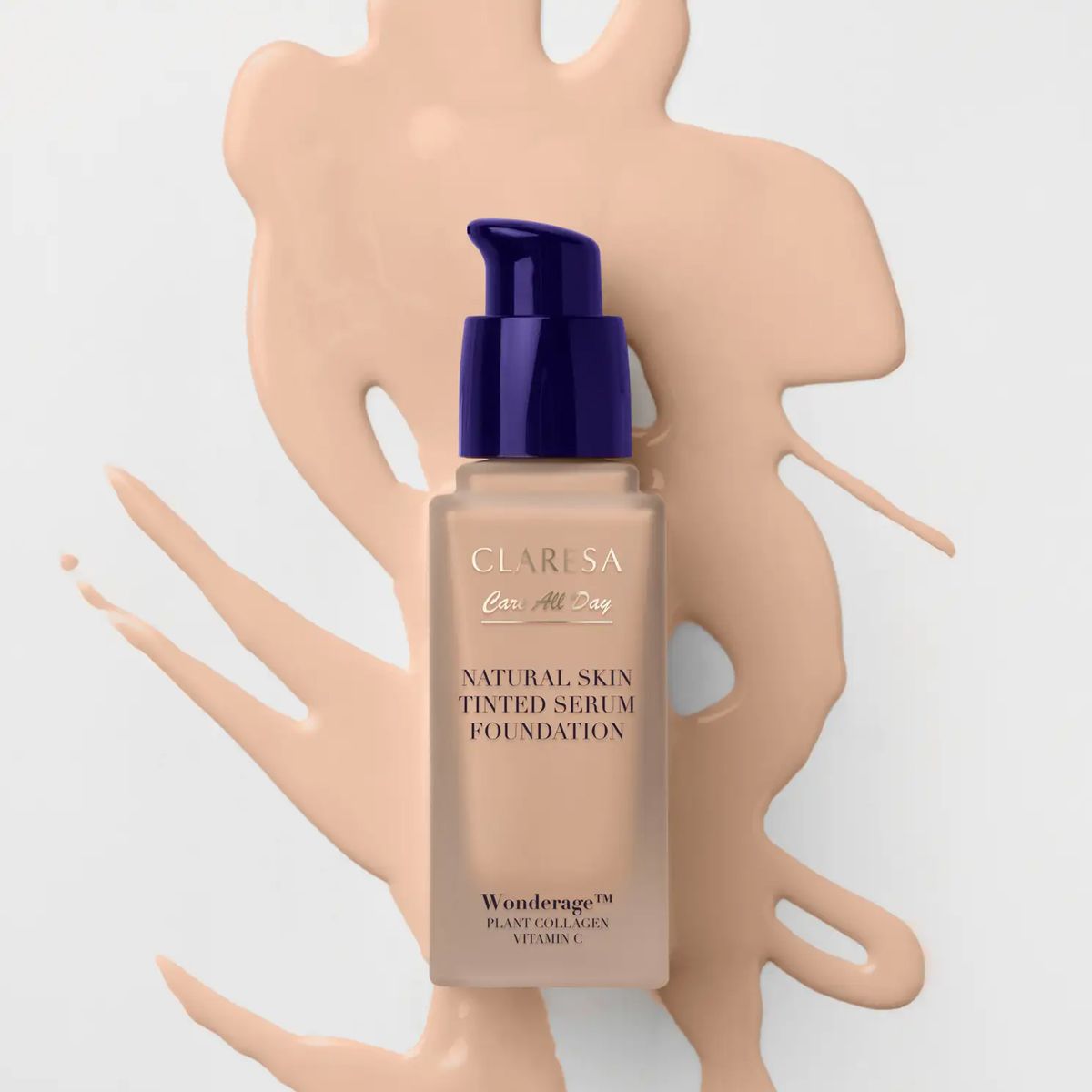 Claresa natural skin tinted serum foundation 2n medium neutral 32ml