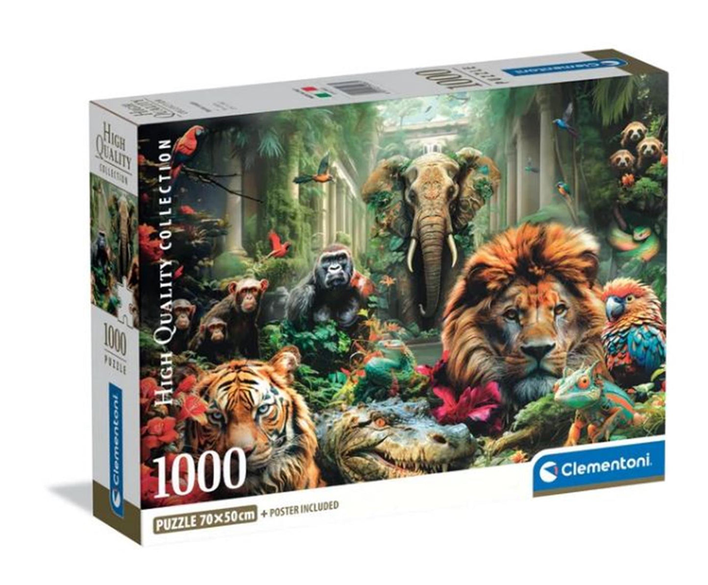 Clementoni puzzel 1000pcs jungle