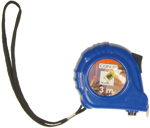 CON:P rolmeter 3m abs 16mm euro - cpt701163