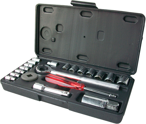CON:P set dopsleutels 1 4 + 3 8 20dlg - b20795