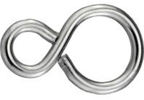 Connex s-haak gesloten 27mm 10st ni - ky6550015