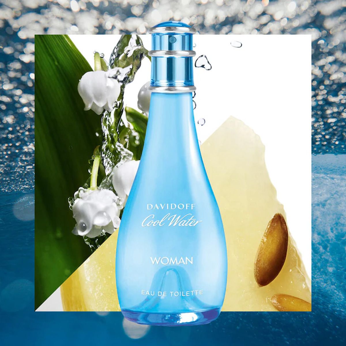 Davidoff eau de toilette spray coolwater woman 100ml dames