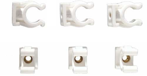 Cornat enkele clip koperbuis 18mm (6st) - t560304