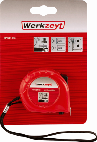 CON:P rolmeter 3m abs 16mm euro - cpt701163