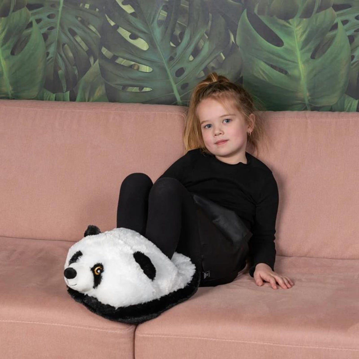 Noxxiez Cozy voetenwarmer panda 35x25cm