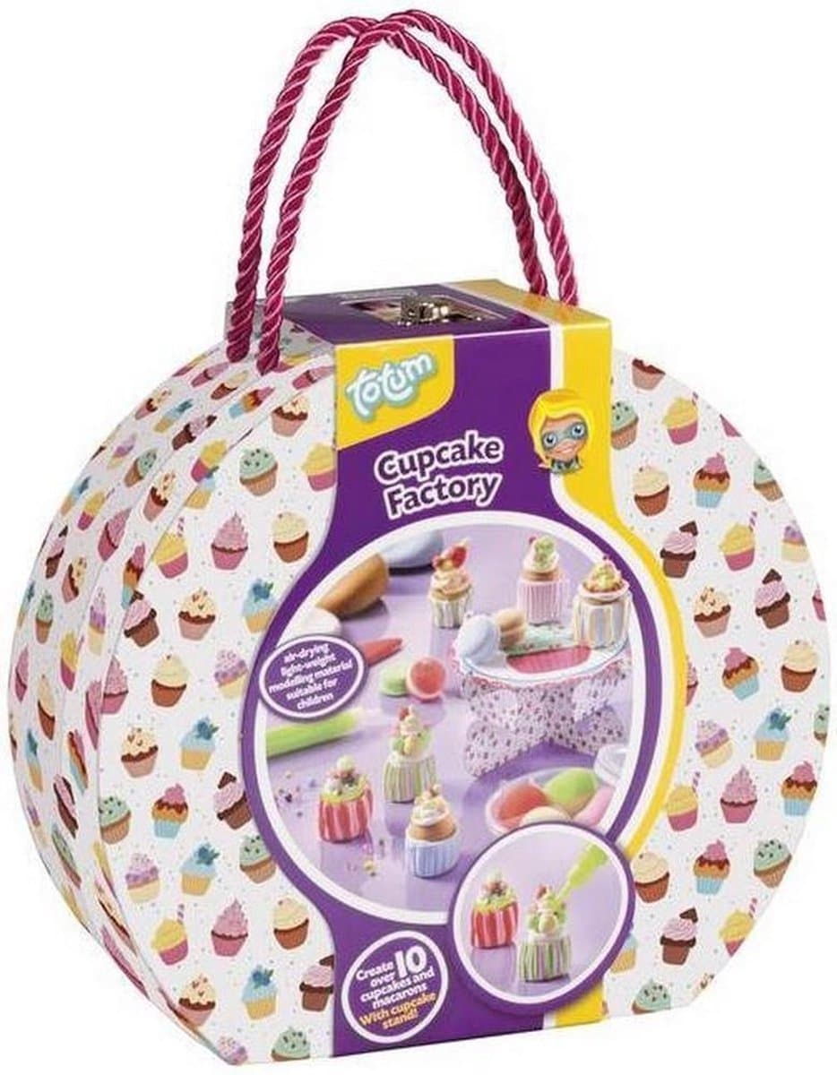 Intro Cupcake factory in leuk knutsel koffertje om macarons en cupcakes te maken