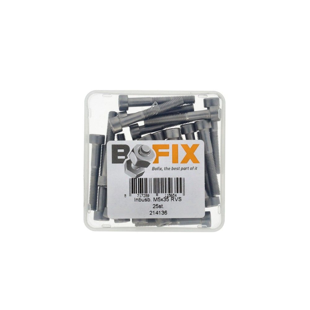 Bofix Inbusbout m5 x 35 rvs