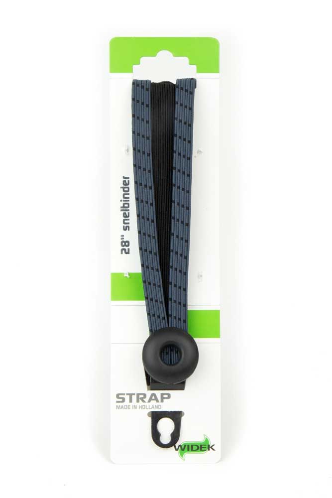 Widek B.V. Widek eye binder 1x24 mm. zwart. 2x12 mm. blauwgrijs met zwarte stalen platen op kaart (54 cm.)
