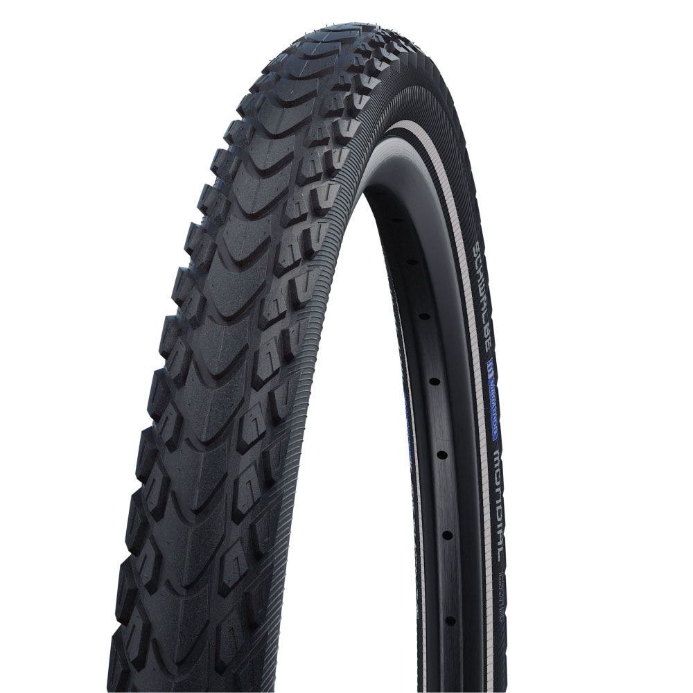SCHWALBE Marathon mondial pro - folding - addix - v-guard - 27.5x2.25 - black + reflex